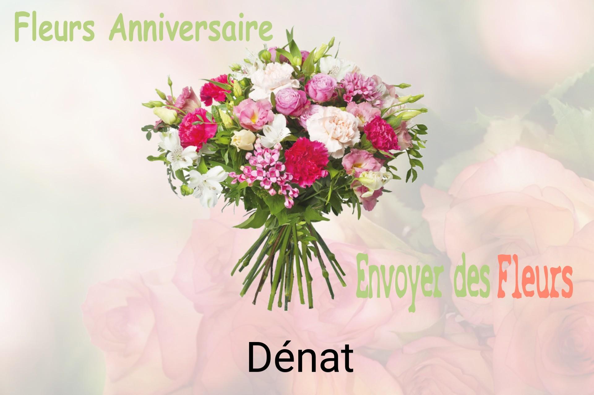 Bouquet de fleurs d’anniversaire livré à Dénat