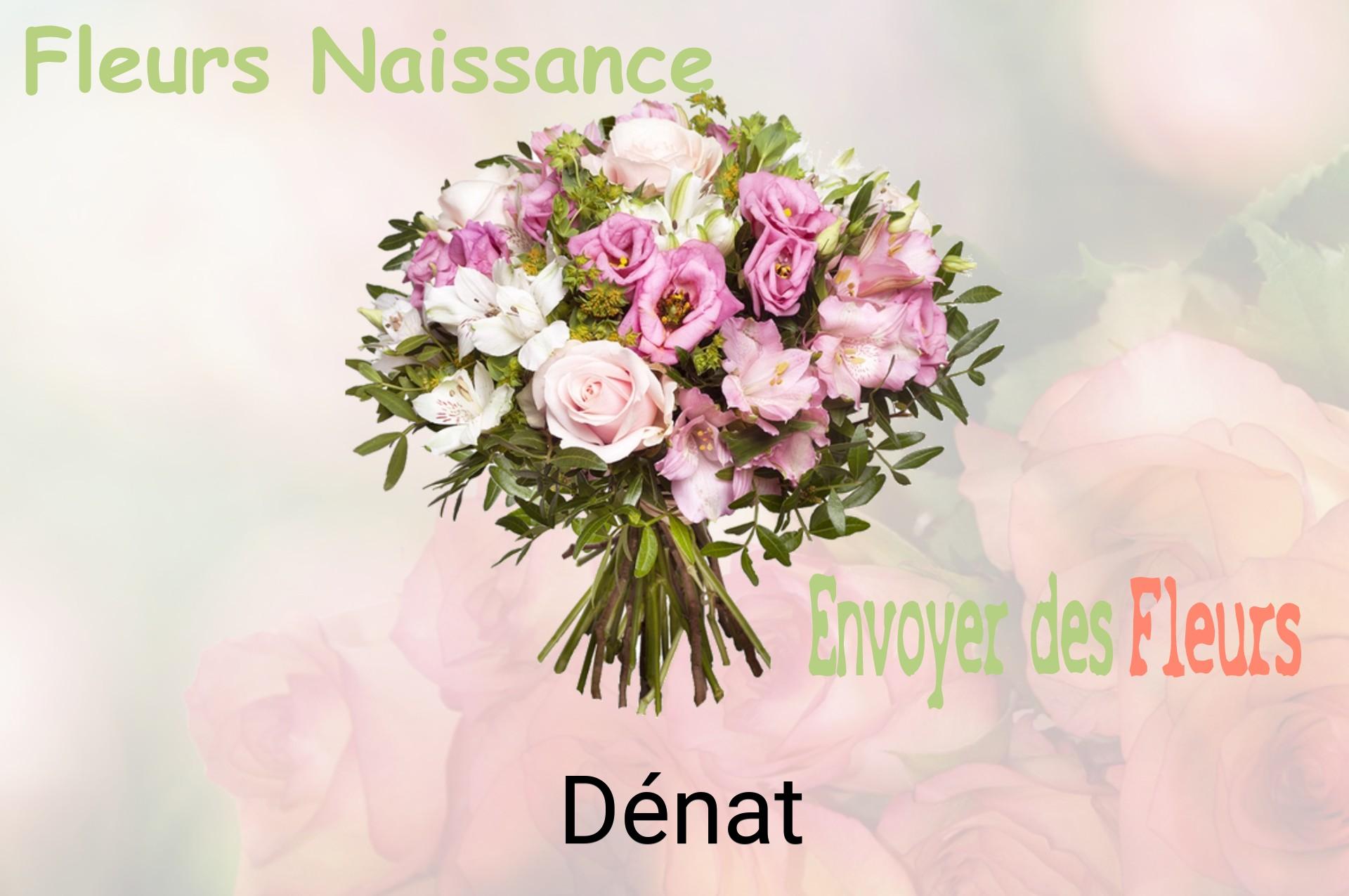 Bouquet de fleurs de naissance livré à Dénat